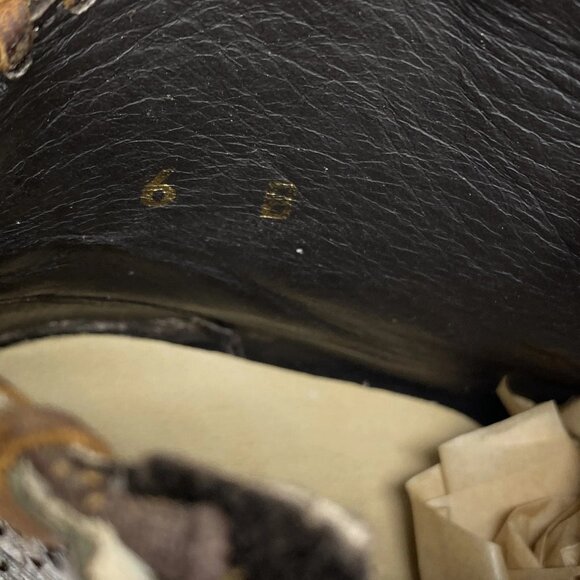 Allens Women’s Kyra Olive Exotic High Heel Ankle Boots – Size 6B – Almond Toe - Picture 5 of 11